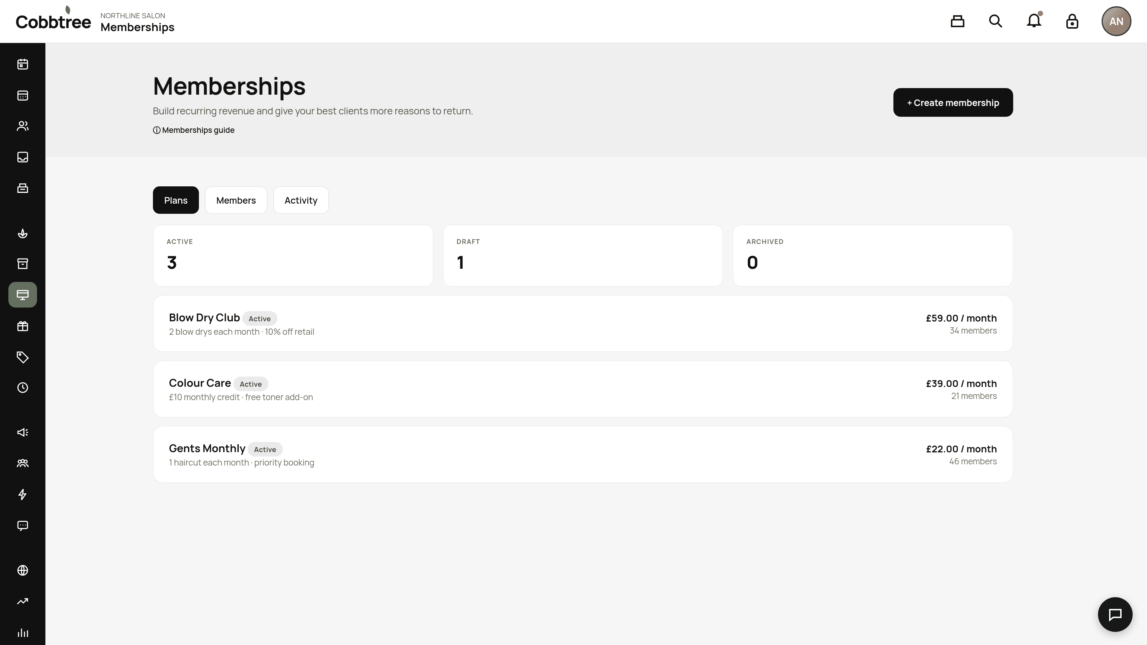 Memberships