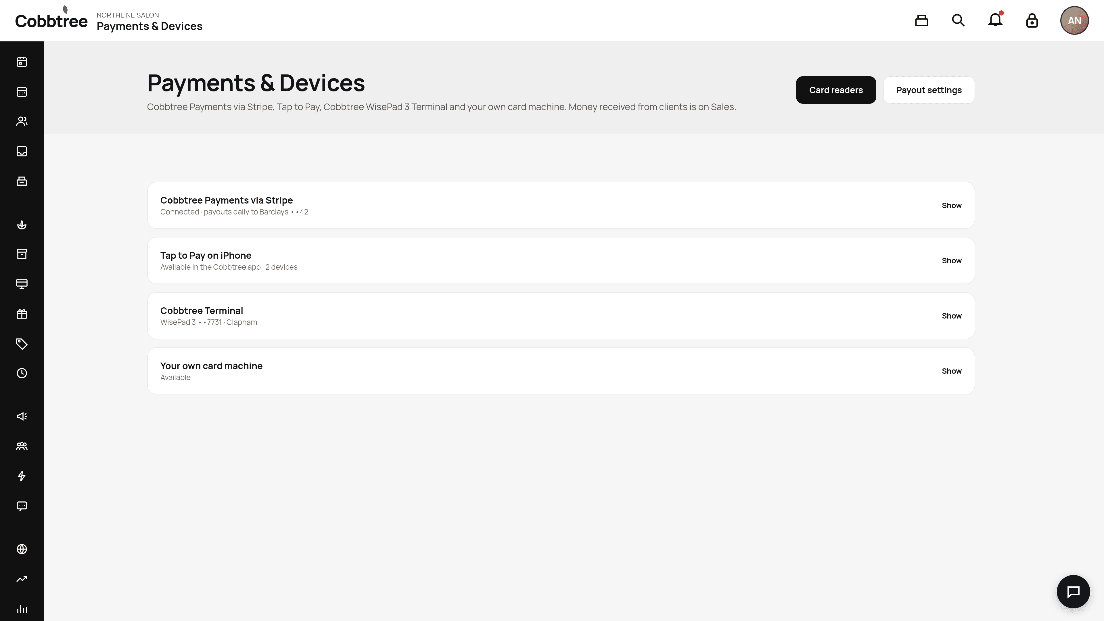 Payments & Devices
